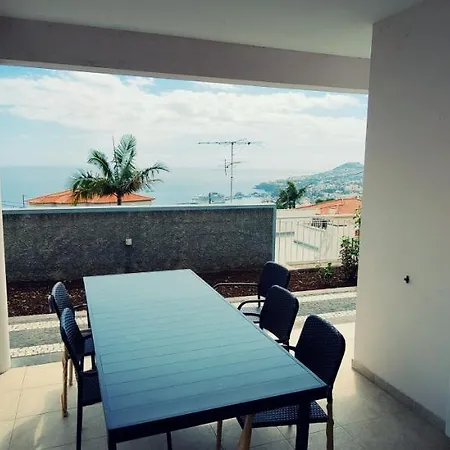 Madeira Mit Blick Auf Den Hafen Funchal