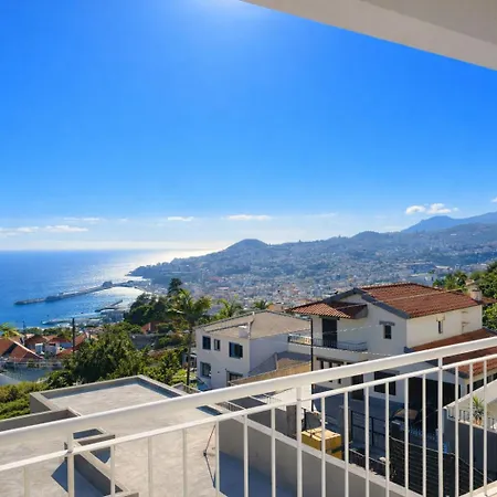 别墅 Madeira Mit Blick Auf Den Hafen